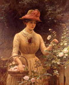 Photo of "PICKING ROSES." by PERCY TARRANT