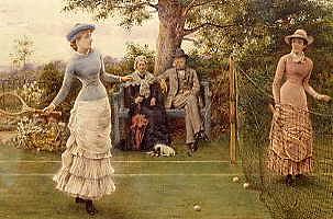 Photo of "GAME OF TENNIS." by GEORGE GOODWIN KILBURNE