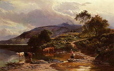 Photo of "A VIEW NEAR BARMOUTH, NORTH WALES" by SIDNEY RICHARD PERCY