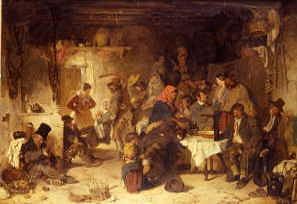 Photo of "A SHEBEEN AT DONNYBROOK, IRELAND, 1851" by ERSKINE NICOL