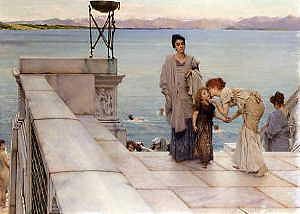 Photo of "THE KISS." by SIR LAWRENCE ALMA-TADEMA