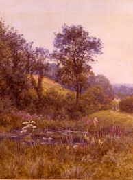 Photo of "PICKING FLOWERS BY THE POND, 92" by HELEN ALLINGHAM