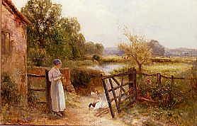 Photo of "AT THE GATE" by ERNEST WALBOURN
