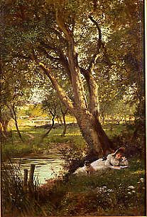 Photo of "HOURS OF IDLENESS." by SIR LUKE FILDES