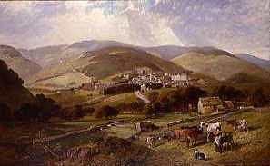 Photo of "BUXTON, DERBYSHIRE, FROM HARPER HILL, ENGLAND" by EDWIN L (ACTIVE 1854-187 MEADOWS
