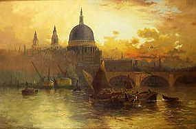 Photo of "ST. PAUL'S AND THE CITY OF LONDON" by EDWIN HENRY EUGENE FLETCHER