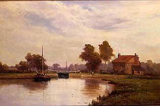 Photo of "SELBY LOCK.YORKSHIRE" by ALFRED DE BREANSKI