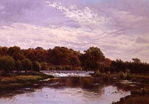 Photo of "SONNING WEIR." by ALFRED DE BREANSKI