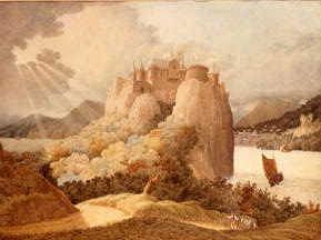 Photo of "A ROMANTIC CASTLE ON THE RIVER RHINE, GERMANY" by RICHARD DADD