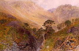 Photo of "IN THE WELSH HILLS." by ALFRED WILLIAM HUNT