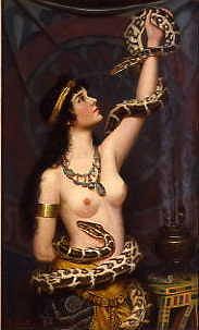 Photo of "EGYPTIAN GIRL WITH SNAKE" by FRANCES BRAMLEY (NO DEAT WARREN