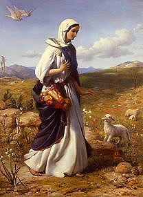 Photo of "THE VIRGIN MARY,1859" by JOHN ROGERS HERBERT