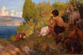 Photo of "THE GOAT BOY,CAPRI" by PERCY HARLAND FISHER
