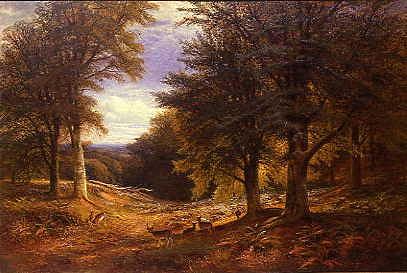Photo of "DEER IN A FOREST" by ALFRED AUGUSTUS GLENDENNING