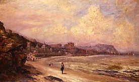 Photo of "THE SEA FRONT AT SCARBOROUGH,1894" by CLAUDE T. STANFIELD MOORE
