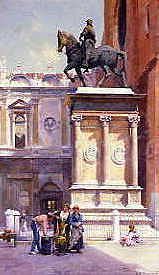 Photo of "STATUE OF BARTOLOMEO COLLEONI, VENICE, ITALY" by HENRY R.A. WOODS