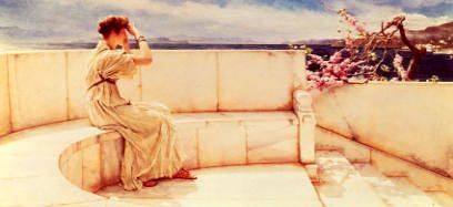 Photo of "EXPECTATIONS" by SIR LAWRENCE ALMA-TADEMA