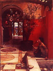 Photo of "THE OLEANDER,1882" by SIR LAWRENCE ALMA-TADEMA