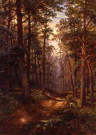 Photo of "A PINE WOOD,AUTUMN" by ALFRED AUGUSTUS GLENDENNING