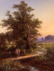 Photo of "A RIVERSIDE PATH,1881" by WALTER WILLIAMS