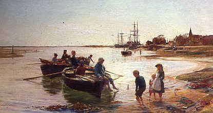 Photo of "YOUNG FISHERS, 1888" by CHARLES WILLIAM WYLLIE