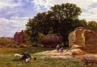 Photo of "BY THE HAYSTACK" by GEORGE VICAT COLE