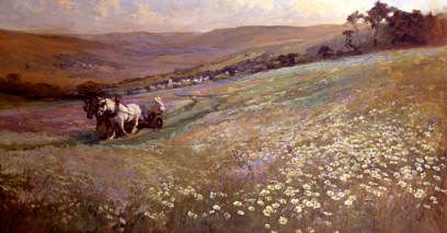 Photo of "CROSSING THE DAISY FIELD" by PHILIP W. HOLYOAKE