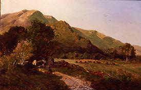 Photo of "AFTERNOON IN BORROWDALE, 1852" by SIDNEY RICHARD PERCY