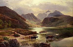 Photo of "GLENCOE MOUNTAINS FROM LOCH LEVEN" by SIDNEY RICHARD PERCY