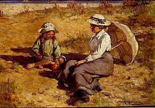 Photo of "ON THE DUNES" by WILLIAM KAY BLACKLOCK