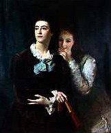 Photo of "BROWN AND BLUE EYES, 1874" by WILLIAM POWELL FRITH