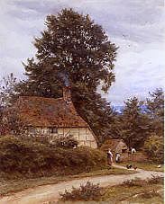 Photo of "A SURREY COTTAGE" by HELEN ALLINGHAM