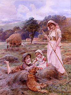 Photo of "HAYMAKERS" by GEORGE HILLYARD SWINSTEAD