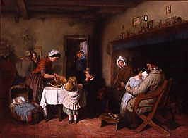 Photo of "CHRISTMAS AT HOME; STIRRING THE CHRISTMAS PUDDING, 1860" by WILLIAM MACDUFF