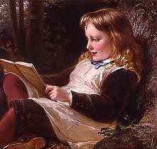 Photo of "READING 'GULLIVER'S TRAVELS'" by ALFRED FOWLER PATTEN