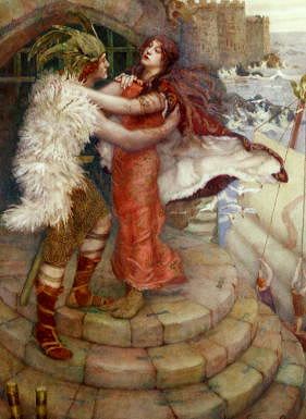 Photo of "TRISTRAM'S FAREWELL TO ISEULT (FROM TRISTAN & ISOLDA - MALORY)" by WILLIAM STOTT