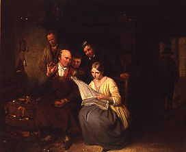 Photo of "READING THE NEWS" by SIR DAVID WILKIE