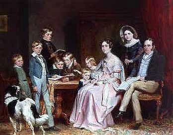 Photo of "THE LEISHAM FAMILY OF TILLICOULTRY, CLACKMANNANSHIRE." by THOMAS FAED