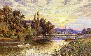 Photo of "QUIET STRETCH OF RIVER" by ALFRED AUGUSTUS GLENDENING
