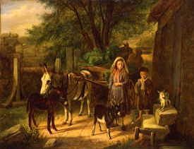 Photo of "RETURNING FROM MARKET" by CHARLES HUNT