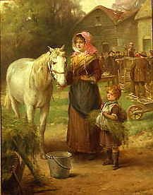 Photo of "FEEDING THE HORSE" by  ROSELL