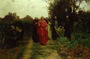 Photo of "A VISIT FROM THE CARDINAL" by WALTER DENDY SADLER