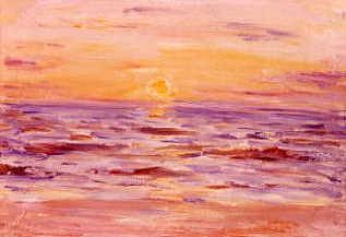 Photo of "SUNSET OVER THE SEA, 1892" by SIR WILLIAM MCTAGGART