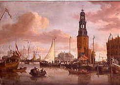 Photo of "AMSTERDAM HARBOUR WITH THE HERRING PACKER'S TOWER" by ABRAHAM STORCK