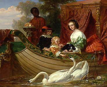 Photo of "QUEEN HENRIETTA MARIA (CHARLES 1 WIFE) OF ENGLAND& CHILDREN" by FREDERICK GOODALL