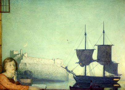 Photo of "THE CASTLE BY THE SEA" by FREDERICK CAYLEY ROBINSON