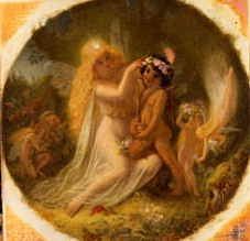 Photo of "TITANIA AND THE INDIAN BOY" by SIR JOSEPH NOEL PATON