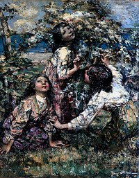 Photo of "THE LARKS SONG, 1909" by EDWARD ATKINSON HORNEL