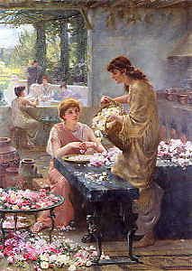 Photo of "MAKING ATTAR OF ROSES IN ANCIENT GREECE, 1894" by ARTHUR (IN COPYRIGHT) DRUMMOND