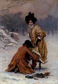 Photo of "THE GALLANT SKATER" by FREDERICK HENDRICK KAEMMERER